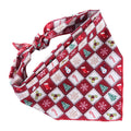 Burgundy Christmas Squares