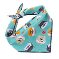 Teal Dog Faces