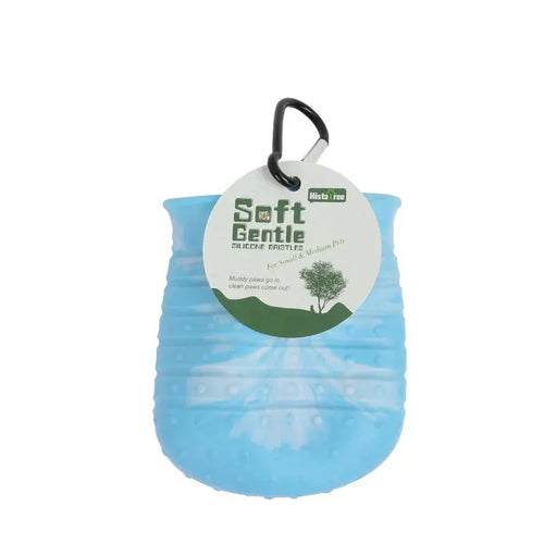 Portable paw wash cup for dogs after outdoor walks
