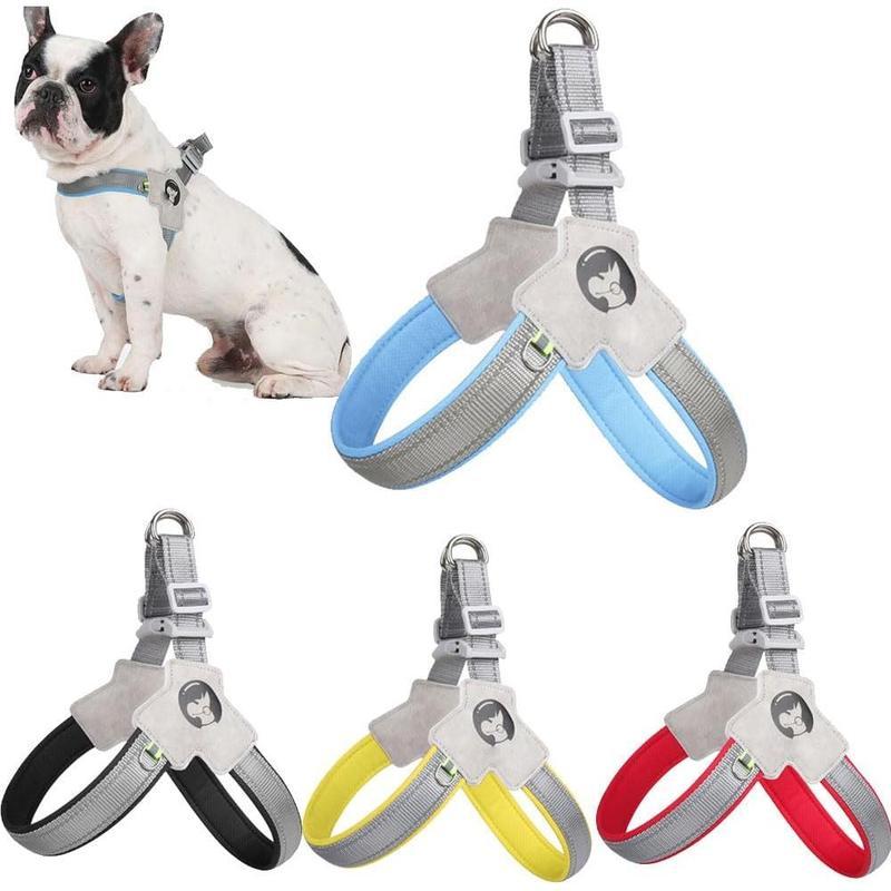 Adjustable no-pull dog harness with leash set for medium and large breeds