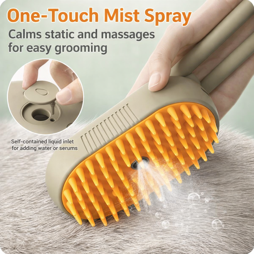 3-in-1 Pet Grooming Brush