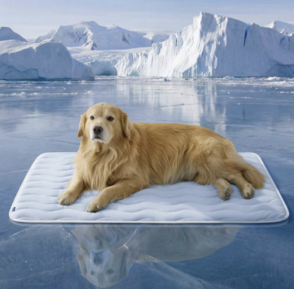 Self-Cooling Pet Mat — Waterproof Summer Sleeping Pad for Dogs & Cats