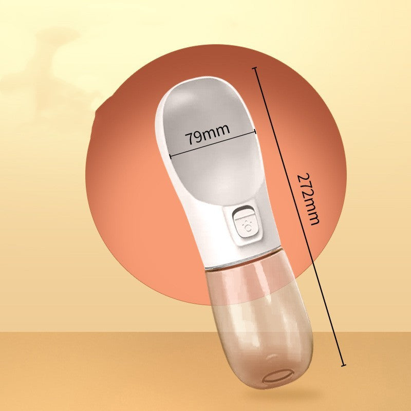 Portable Dog Water Bottle with Bowl